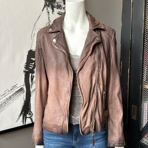 Mauritius KARYN RF Brown Leather Jacket